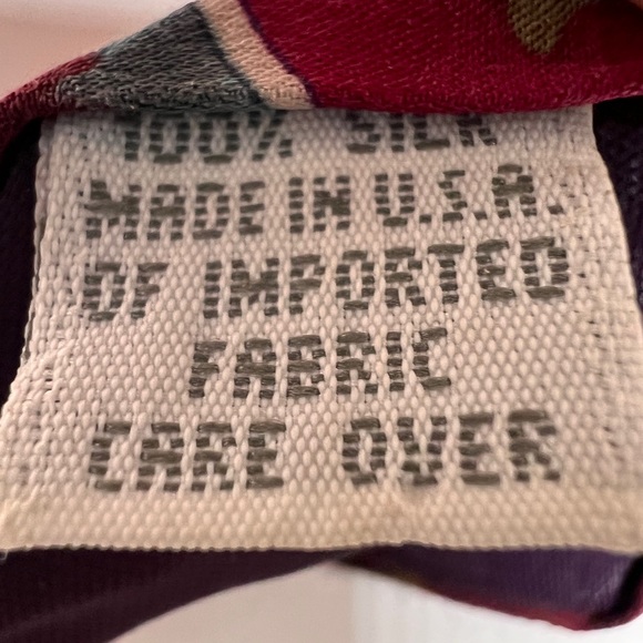 EUC Vintage Claiborne Floral Pattern Tie - Picture 8 of 8